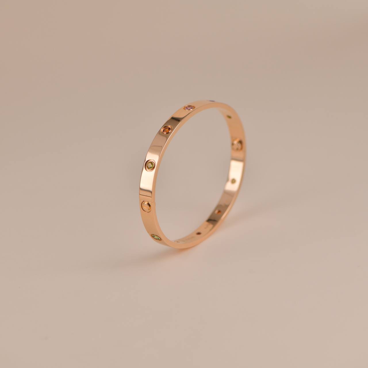 Cartier 18k rose sale gold love bracelet