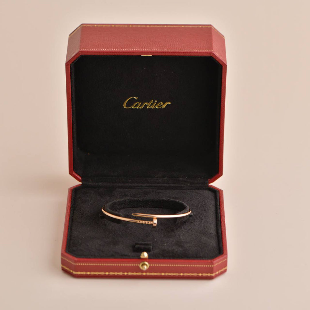 Cartier Juste un Clou Small Model Bracelet Rose Gold Size 17