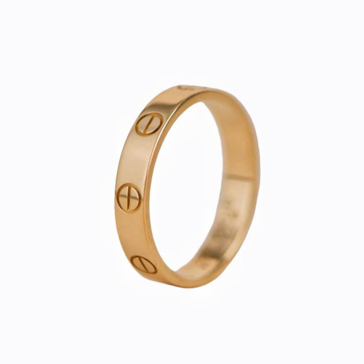 Cartier Love Wedding Band Ring Yellow Gold Size 54