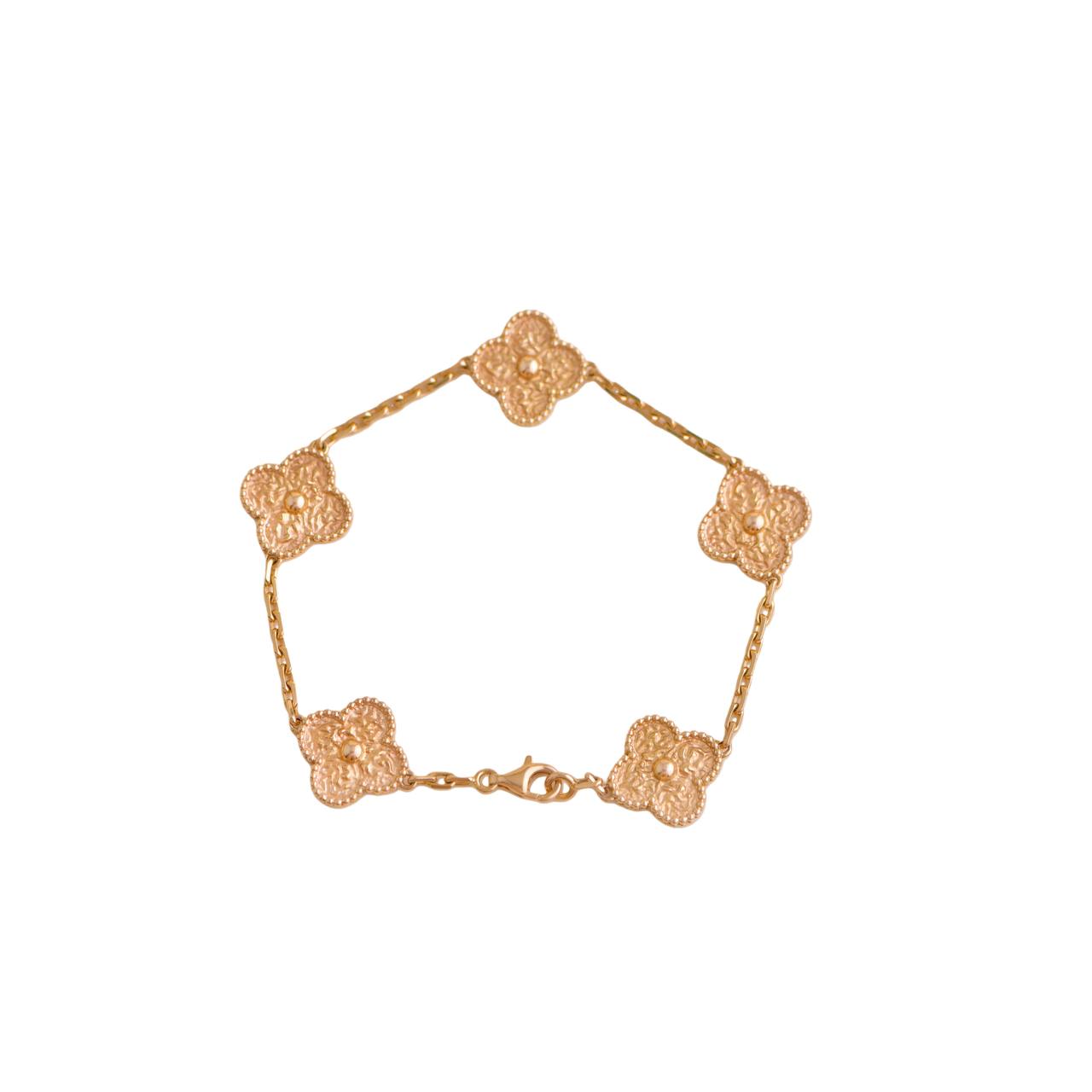 Van cleef rose gold on sale bracelet