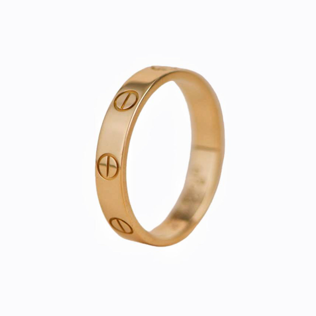 Cartier love wedding band yellow gold sale