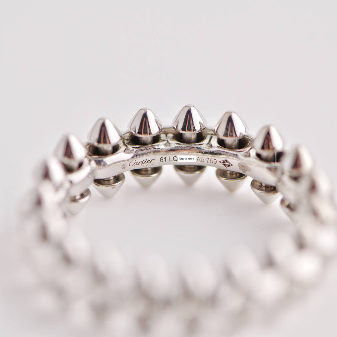 Cartier Clash Ring White Gold Small Mode Size 61 – Dandelion Antiques