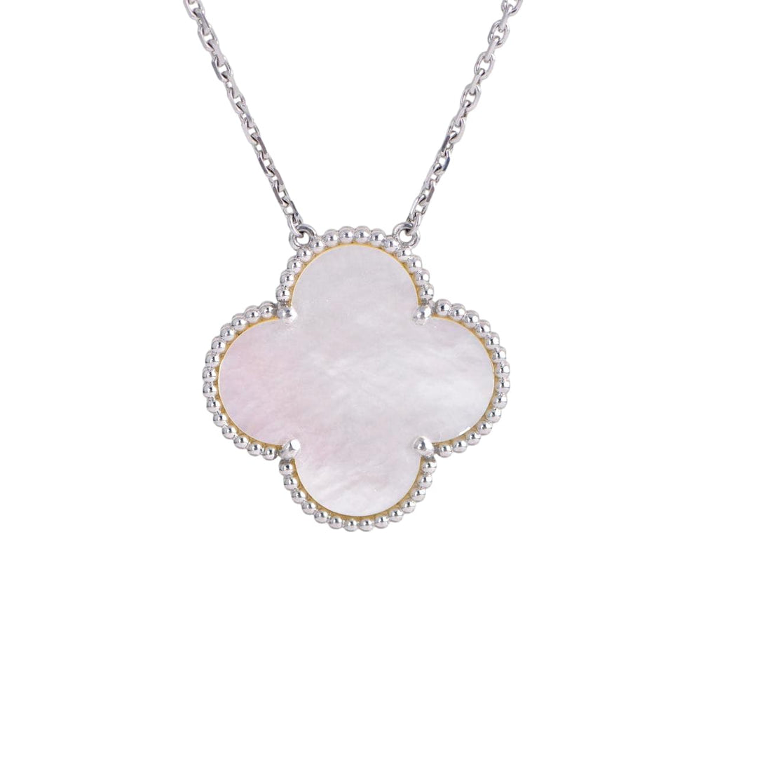 Van Cleef & Arpels Magic Alhambra Mother of Pearl White Gold Pendant