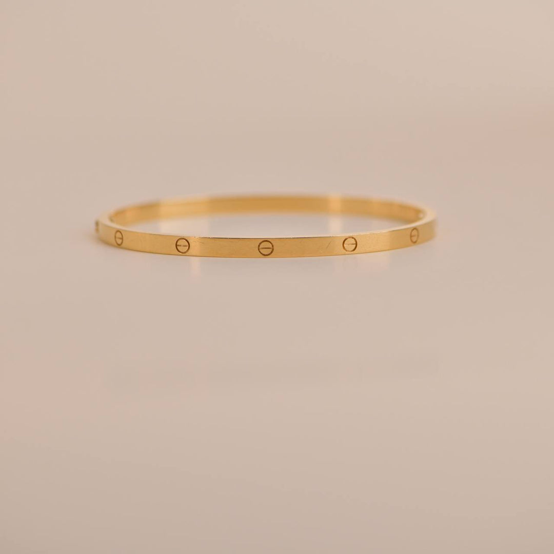 Cartier Love Bracelet Small Model Yellow Gold Size 18