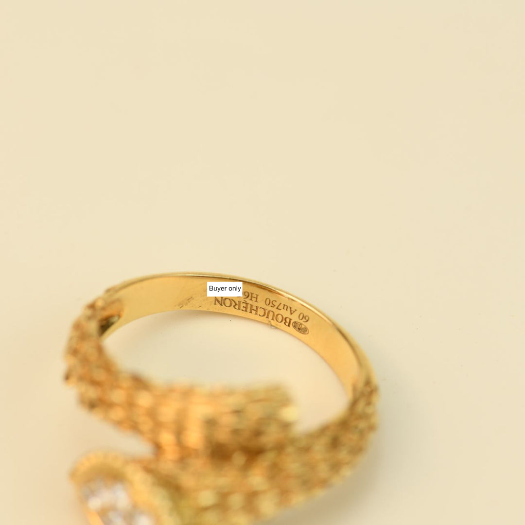 Boucheron Serpent Boheme Diamond Ring Size 60