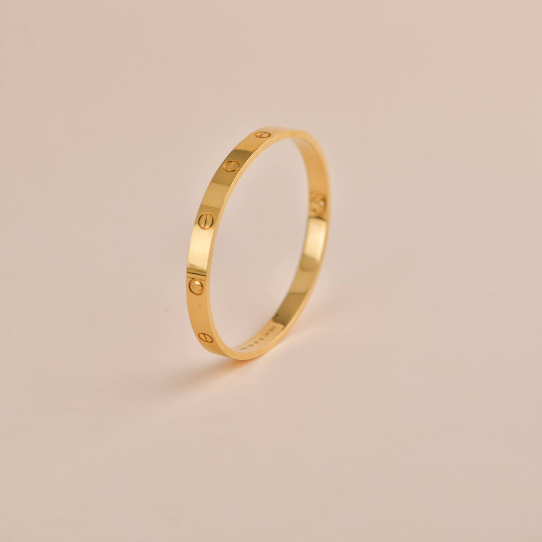 Cartier Love Bracelet 18K Yellow Gold Size 20 – Dandelion Antiques