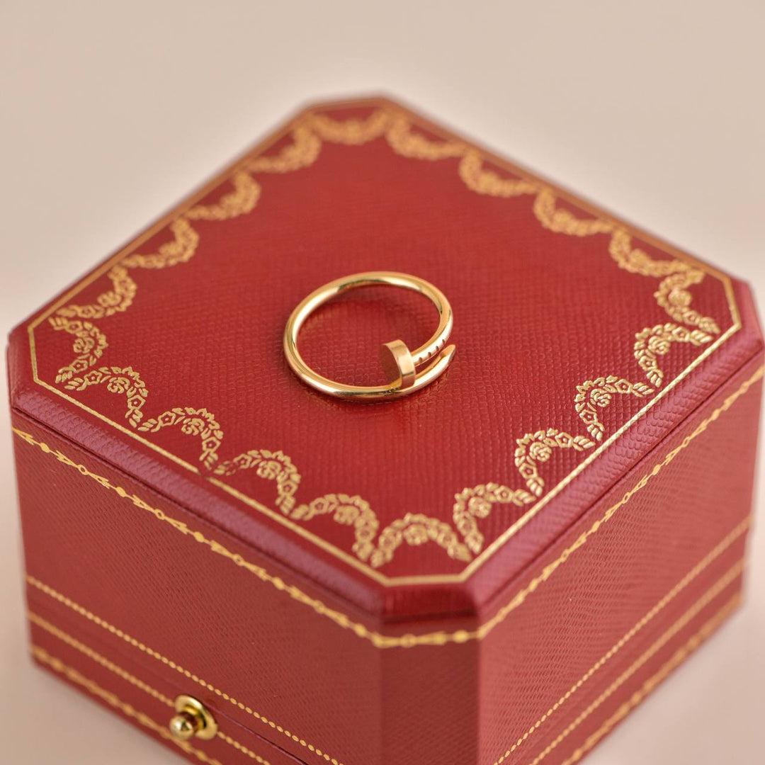 Cartier Juste un Clou Yellow Gold Ring Small Model Size 53