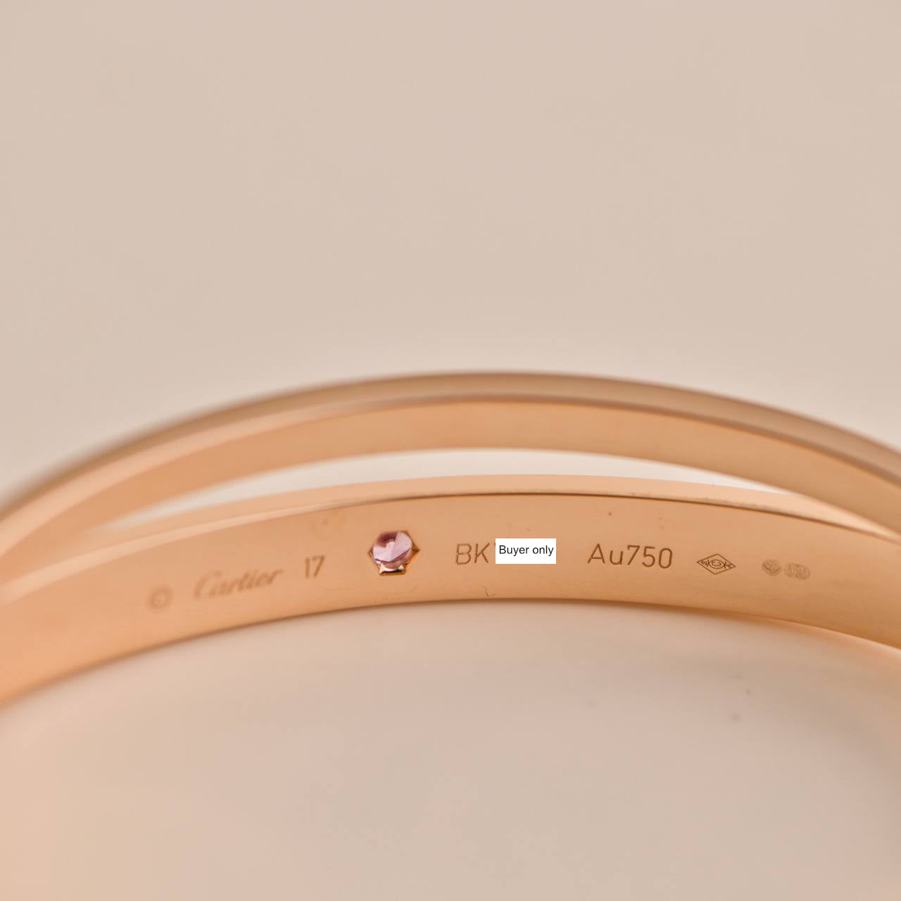 Second hand cartier discount bracelet