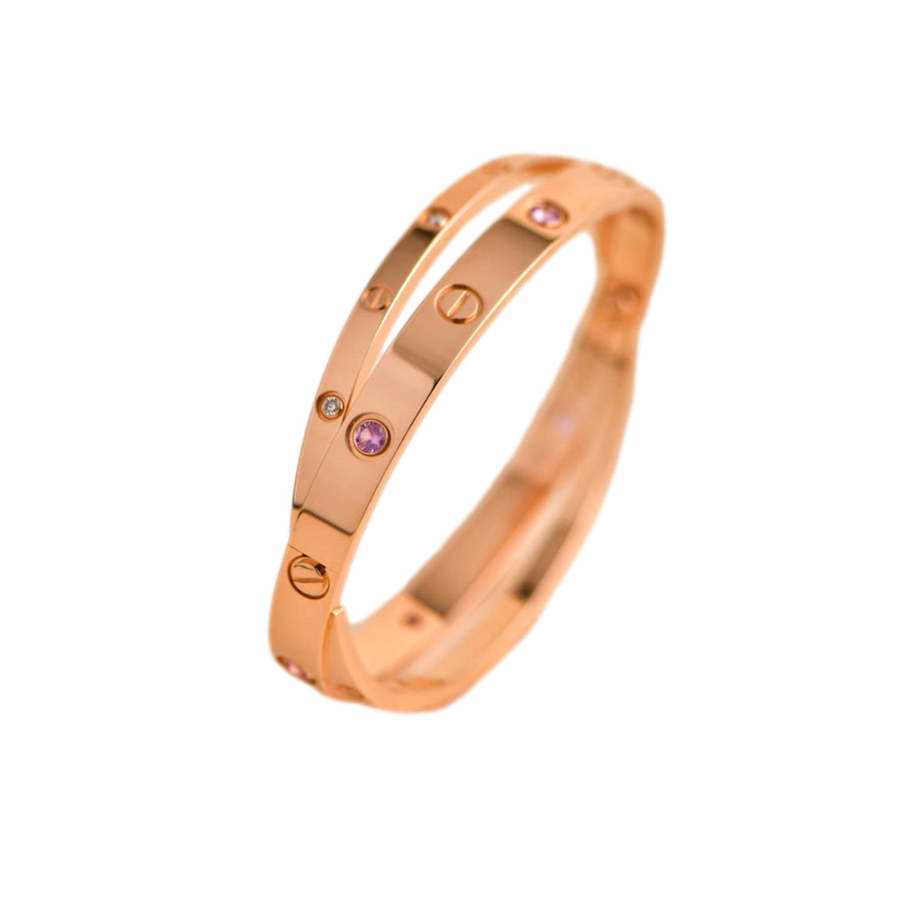 Cartier pink 2025 sapphire bracelet