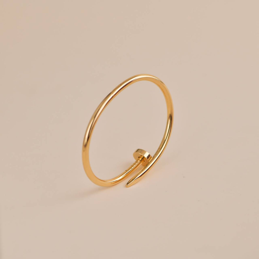 Cartier Juste un Clou Yellow Gold Bracelet Size 17