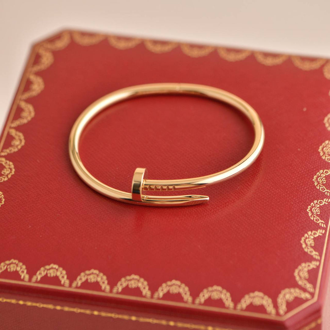 Cartier Juste un Clou Yellow Gold Bracelet Size 17