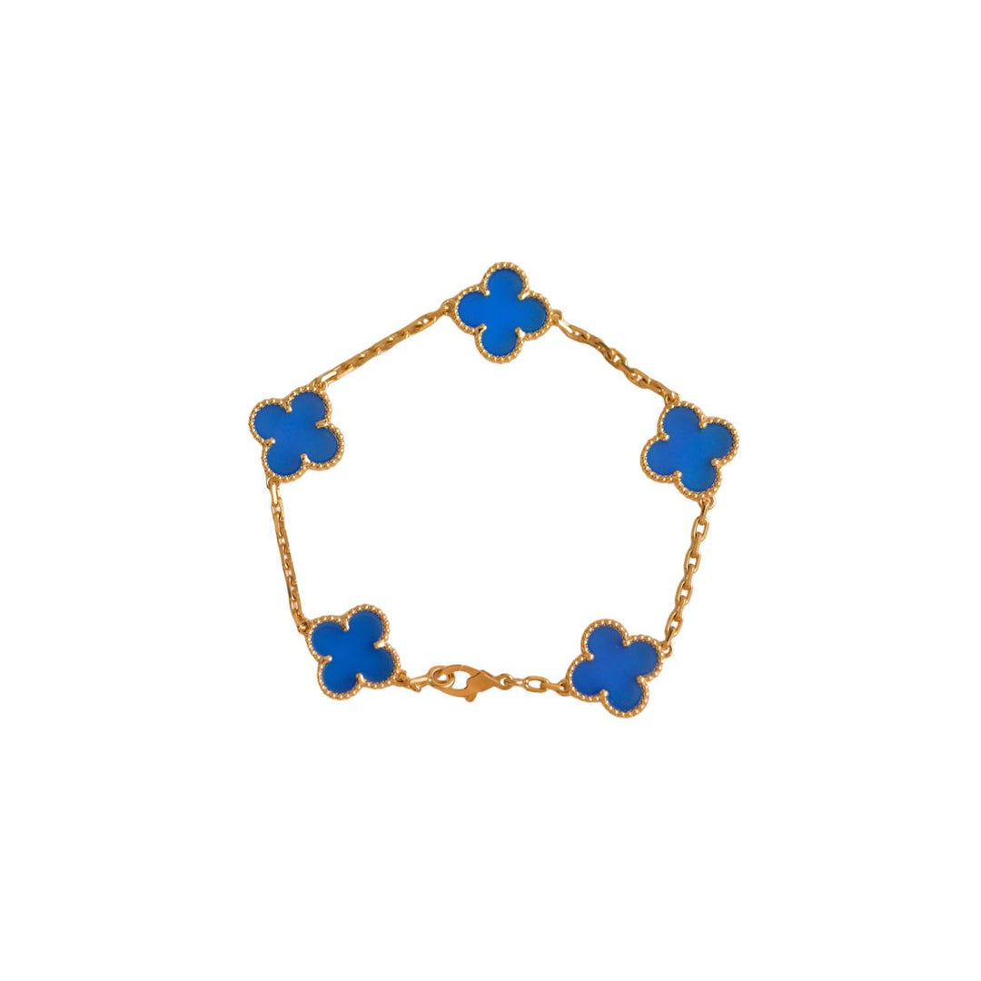 Van Cleef Alhambra Agate Bracelet