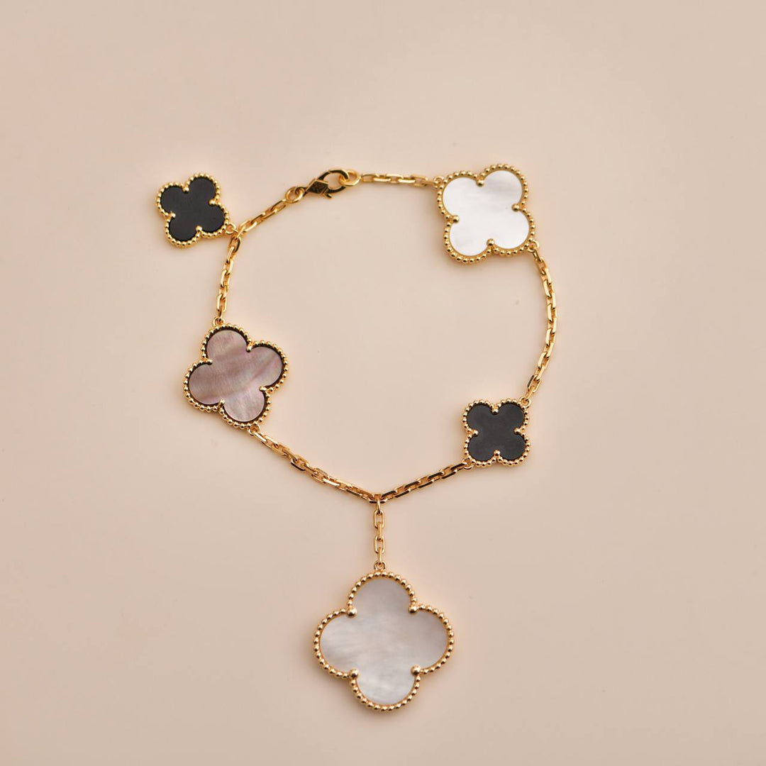 Van Cleef Arpels Magic Alhambra Onyx and Mother Of Pearl