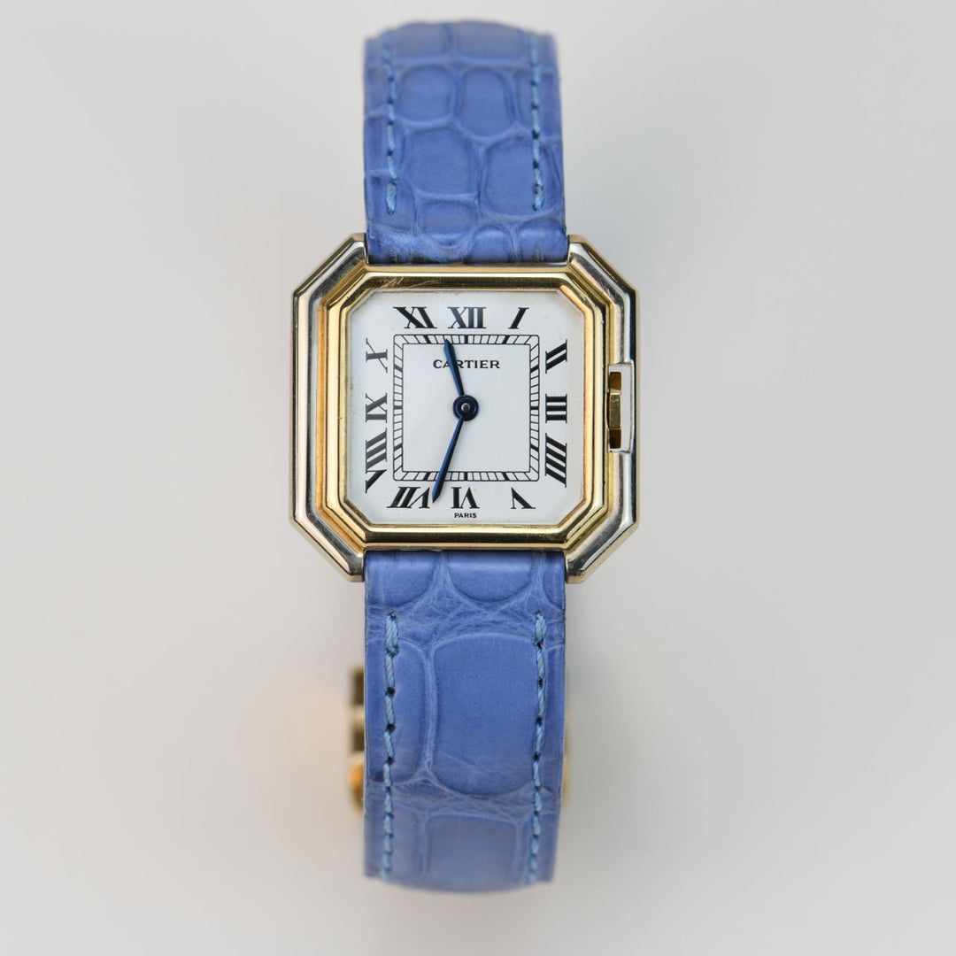 Pre-owned Cartier Vintage 18K Yellow Gold Manual Winding Watch