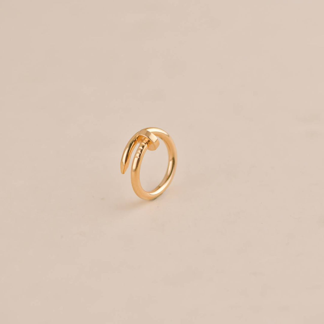 Second Hand Cartier Juste Un Clou Rose Gold Ring Size 55