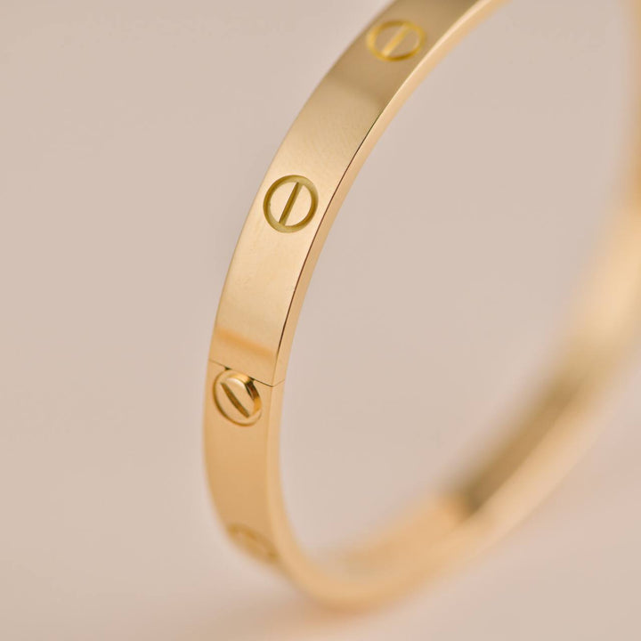 Pre-owned Cartier Love 18K Yellow Gold Bracelet