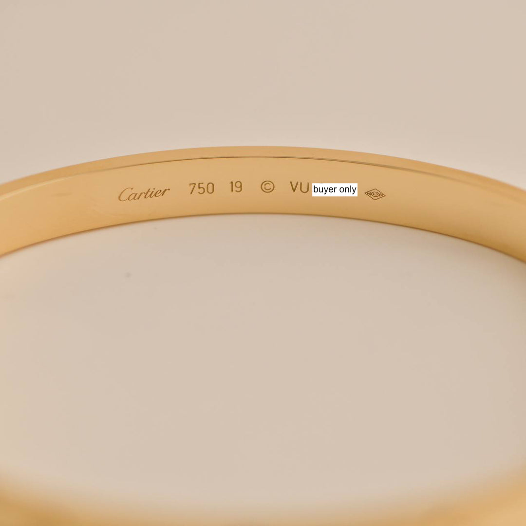 Second Hand Cartier Love Bracelet 18K Yellow Gold