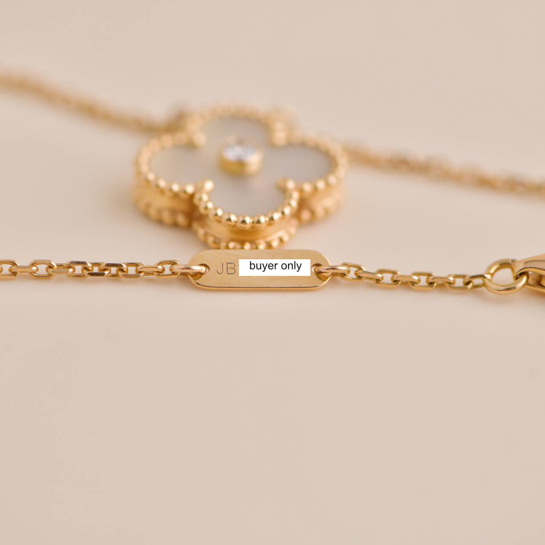 Van Cleef Arpels Vintage Alhambra 2012 Holiday Diamond MOP