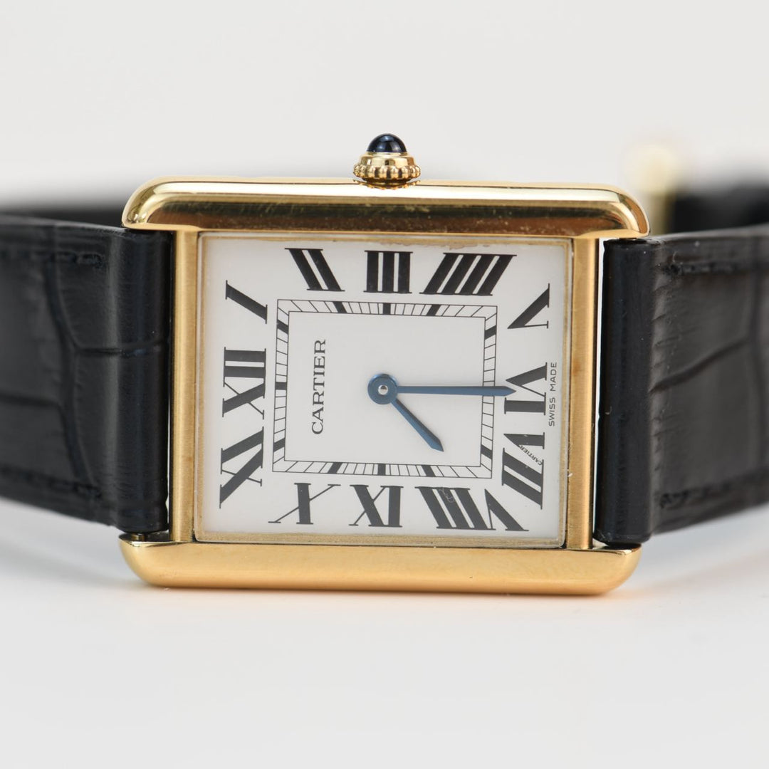 Second hand Cartier Tank Solo 18k Yellow Gold Watch W5200004