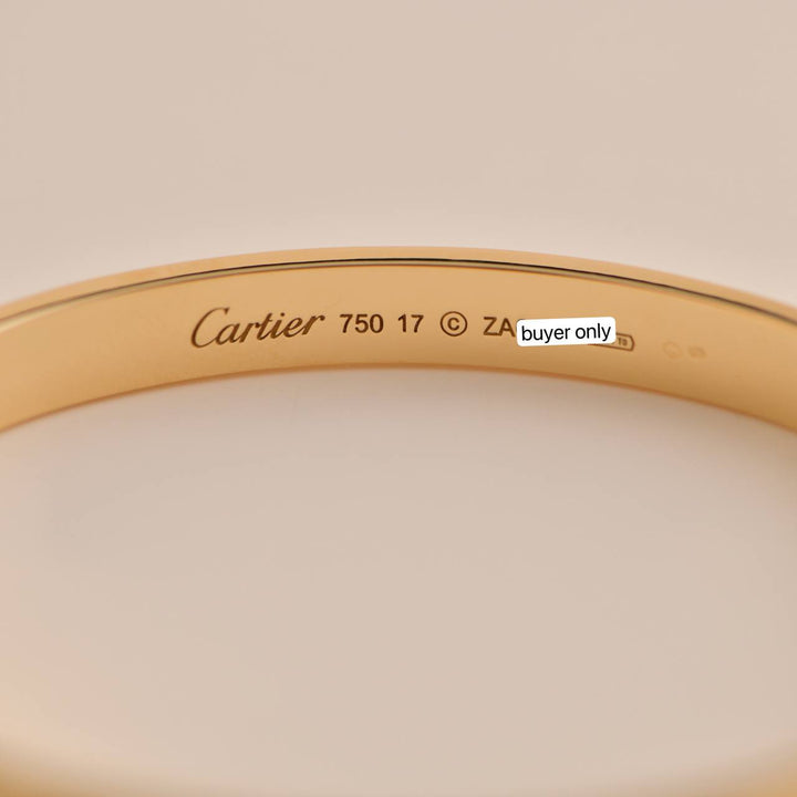 Second Hand Pre-loved Cartier Love Bracelet 18K Yellow Gold