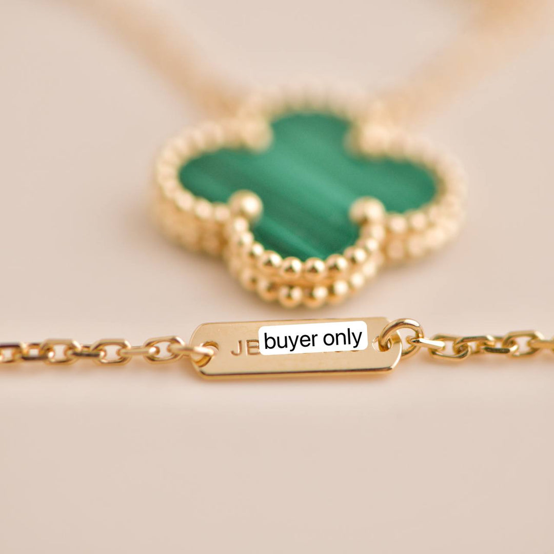 Clover Necklace Van Cleef And Arpels Necklace Green Van Cleef