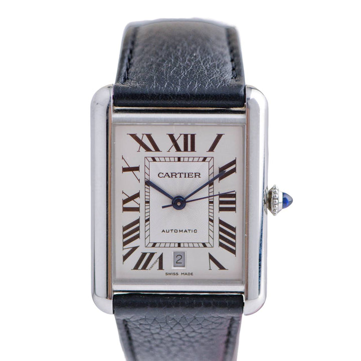 Pre-owned Pre-loved Cartier Tank Must Steel Watch Extra Large 