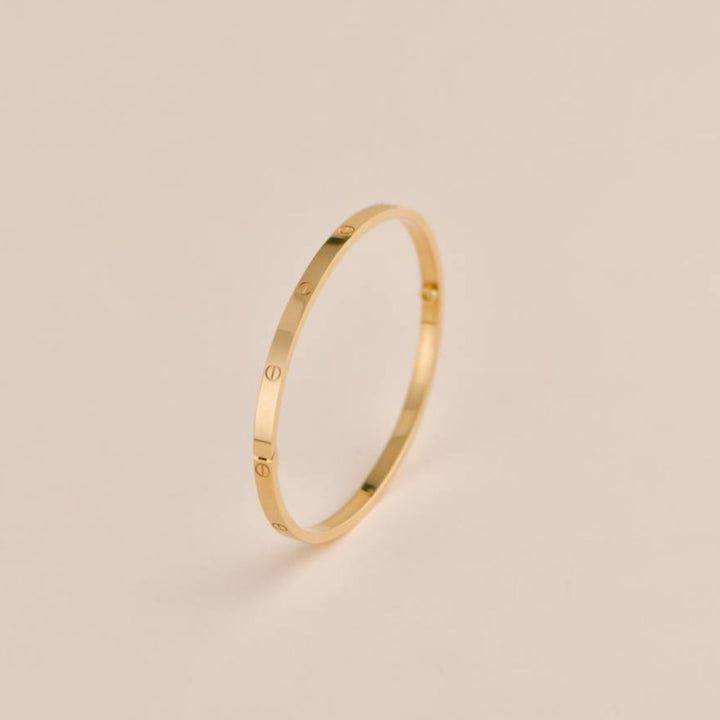 Pre-owned Cartier Love Bracelet Small Model 18K Yellow Gold