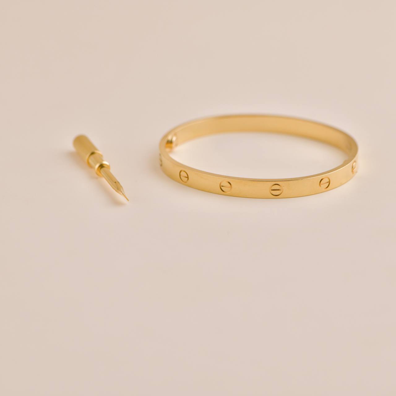 Cartier Love Bracelet 18K Yellow Gold Size 19 – Dandelion Antiques