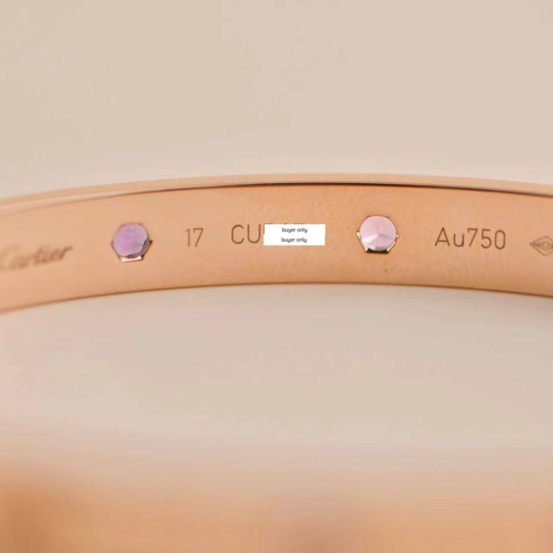 Pre-loved Cartier Love Bracelet 10 Multi Gem Rose Gold