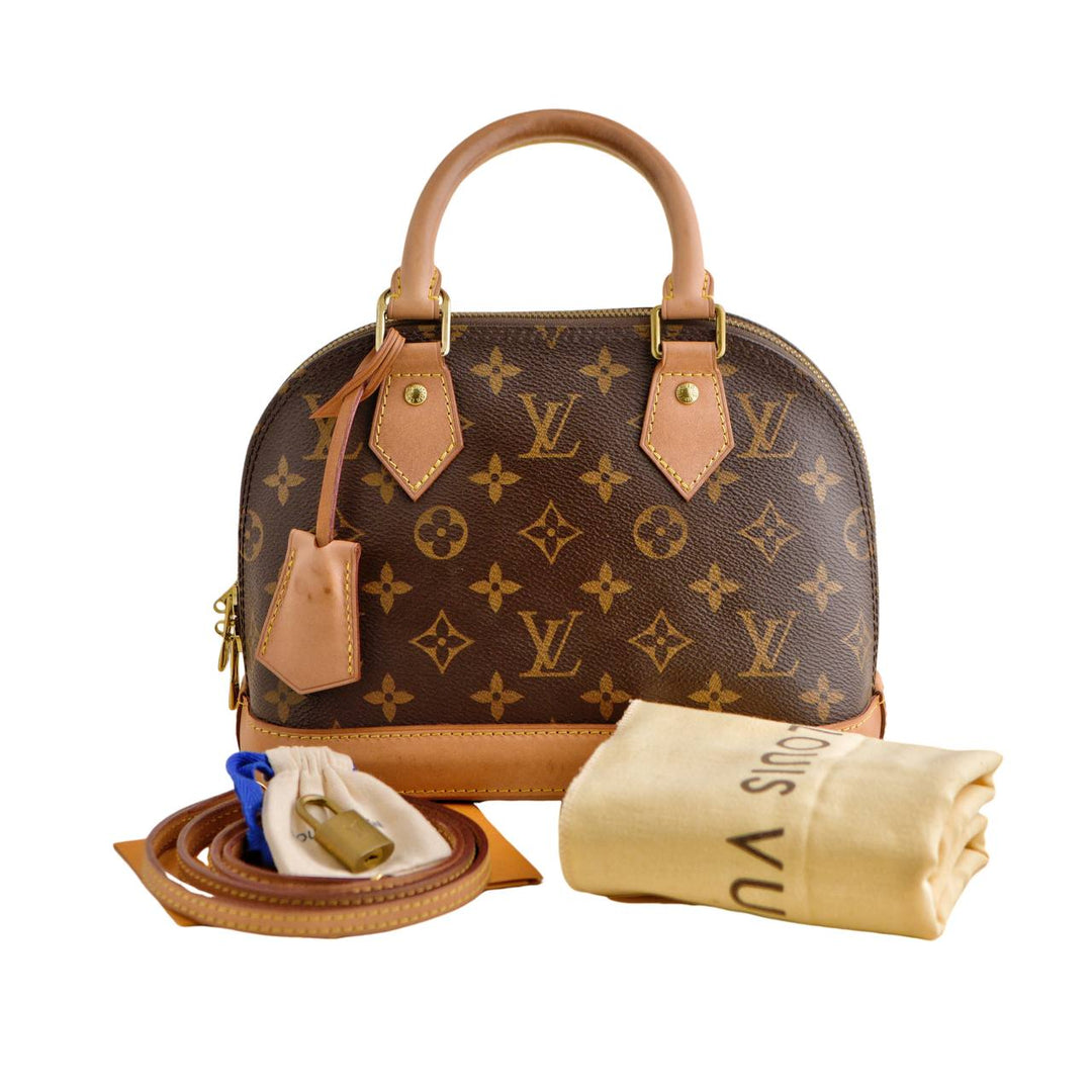 Pre-owned Louis Vuitton Monogram Alma BB Satchel Bag