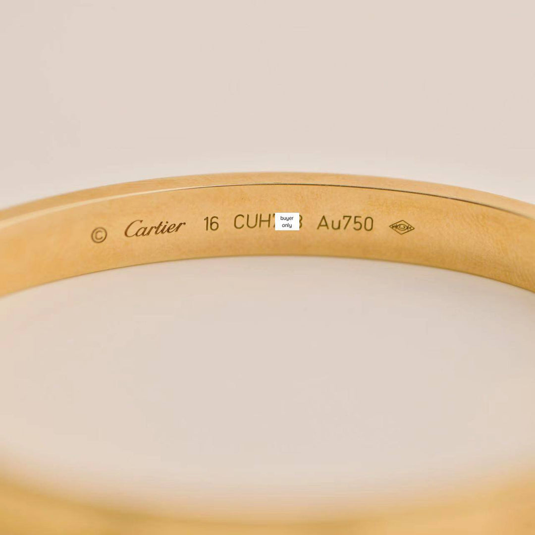 Second Hand Cartier Love 18k Yellow Gold Bracelet