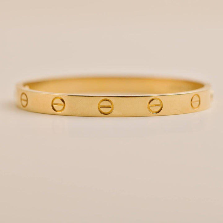 Pre-owned Cartier Love 18k Yellow Gold Bracelet