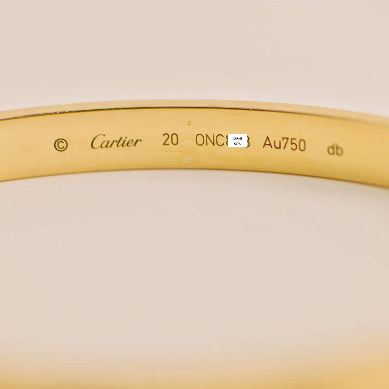 Cartier Love Yellow Gold Bracelet Size 20 – Dandelion Antiques