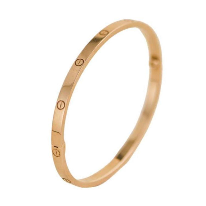 Pre-loved Cartier Love Bracelet Small Model Rose Gold Size 17