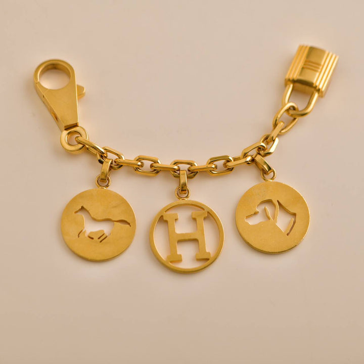 Second Hand Hermes Gold Breloque Olga Bag Charm Amulette