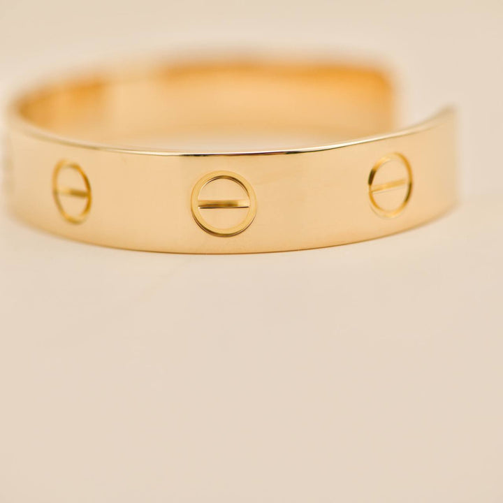 Preowned Cartier Love Bangle 18k Yellow Gold 