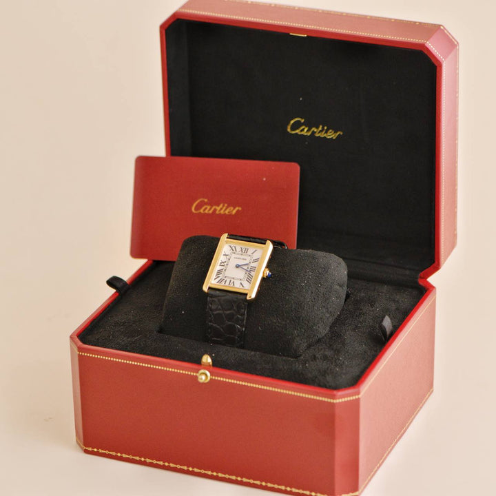 Preowned Cartier Tank Solo 18k Yellow Gold W5200004