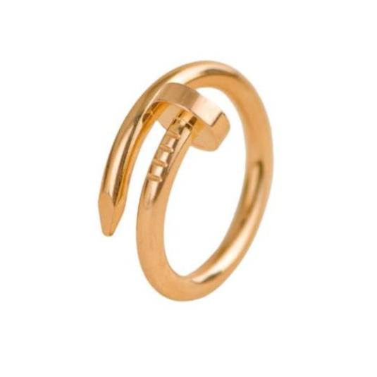 Preloved Cartier Juste un Clou 18k Rose Gold Ring Size 55