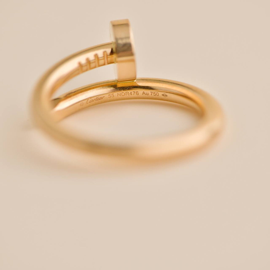 Cartier Juste un Clou 18k Rose Gold Ring Size 55