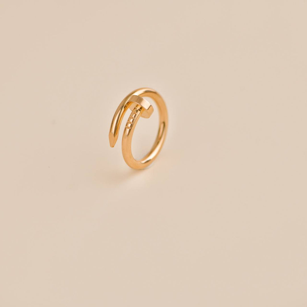 Second Hand Cartier Juste un Clou 18k Rose Gold Ring 