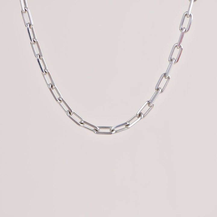 Preowned Santos De Cartier 18K White Gold Necklace