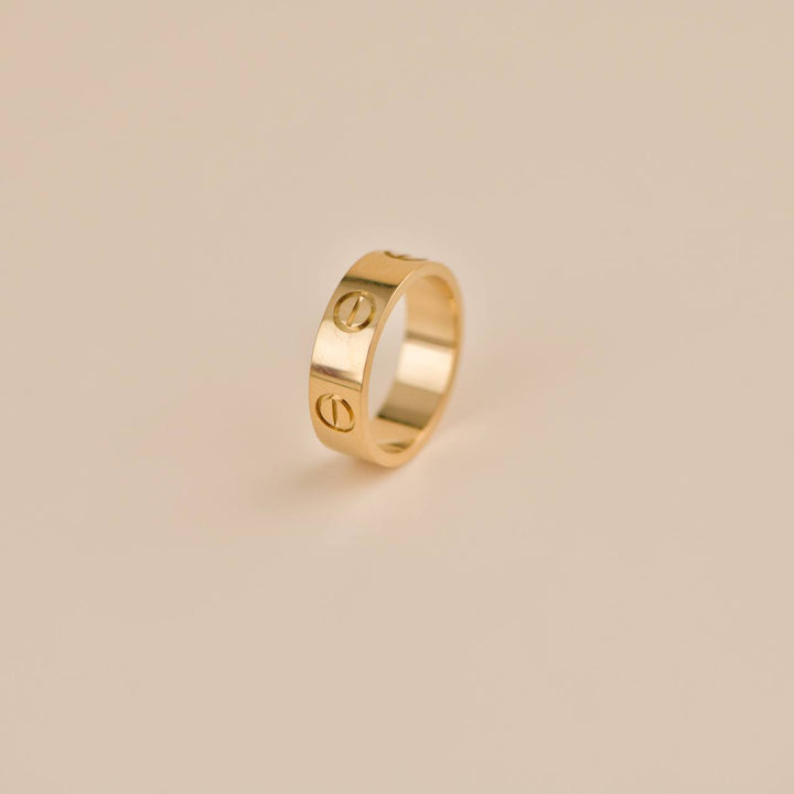 Second Hand Cartier Love 18K Yellow Gold Ring Size 50