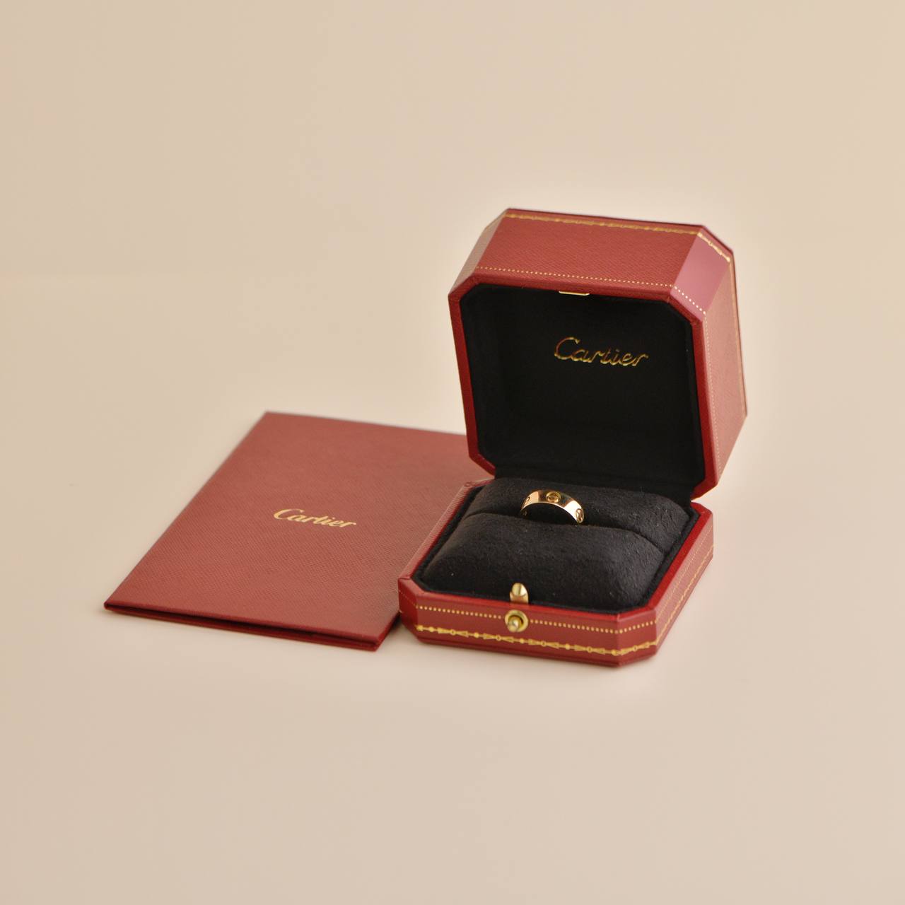 Cartier Love 18K Yellow Gold Ring Size 50 – Dandelion Antiques