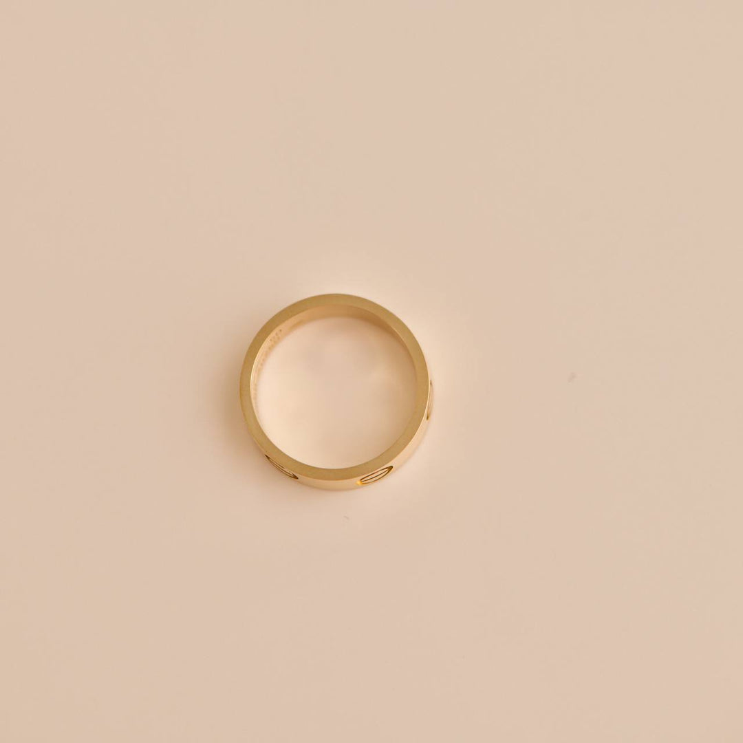 Second Hand Cartier Love 18K Yellow Gold Ring