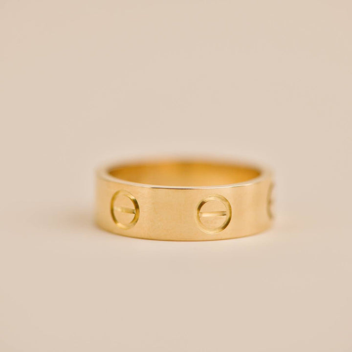 Preowned Cartier Love 18K Yellow Gold Ring