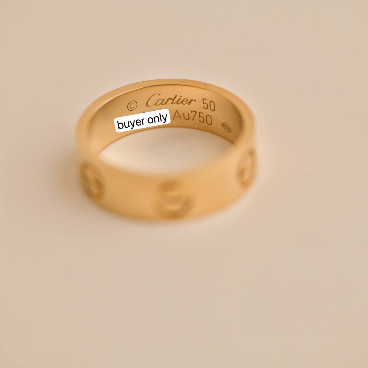 Cartier Love 18K Yellow Gold Ring Size 50 – Dandelion Antiques