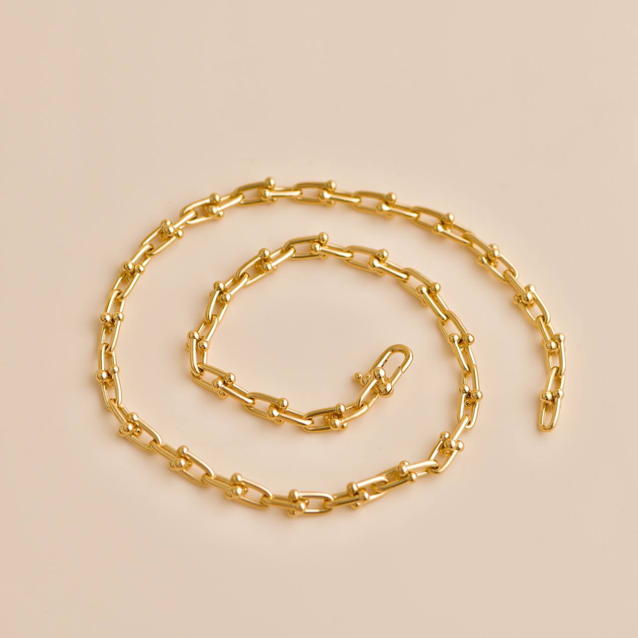 Tiffany & Co. HardWear Small Link 18k Yellow Gold Necklace