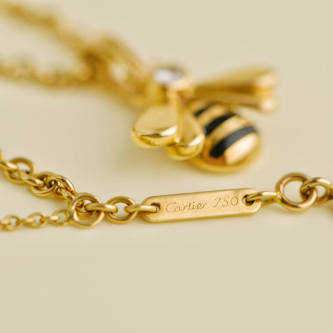 Preowned Cartier Bee Pendant Necklace