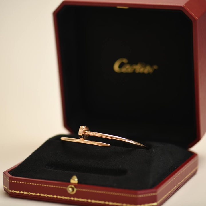 Cartier Juste Un Clou Rose Gold Bracelet Size 18