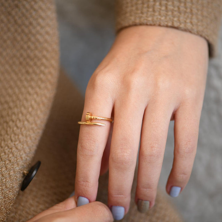 Cartier Juste Un Clou Yellow Gold Ring Size 57